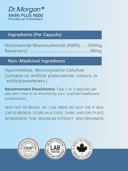 NMN + Trans-Resveratrol Supplement