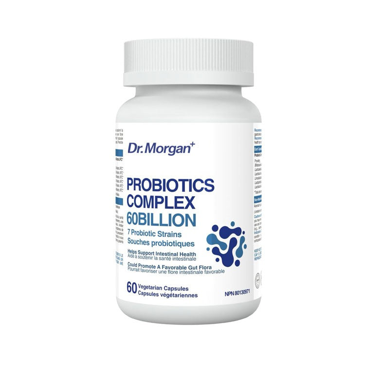 Dr.Morgan Probiotics Complex 60 Billion — official front label, NPN 80130971