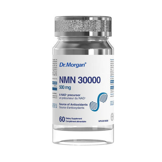 Dr. Morgan™ NMN 30000 — official front label, NPN 80139358